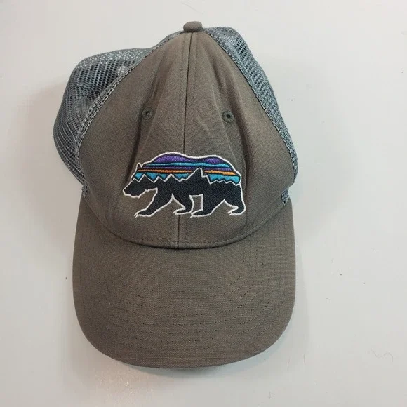 Patagonia Trucker Hats Mens Snap Back Mesh flaws - Picture 1 of 13